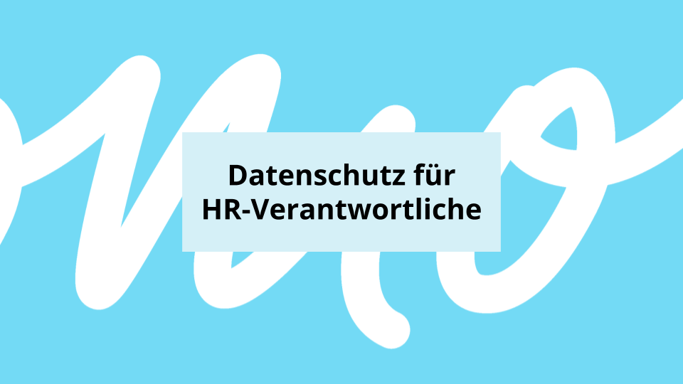 Datenschutzanforderungen an HR Vorschau